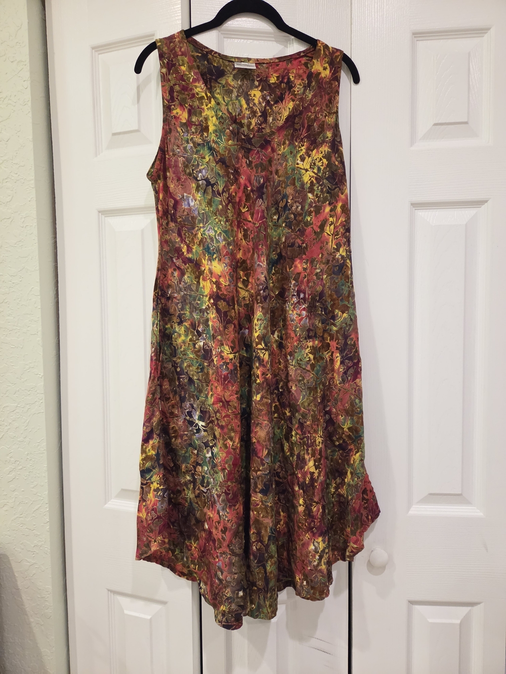 Tropical Vibrations Handmade Original Hippie Dress With Pockets